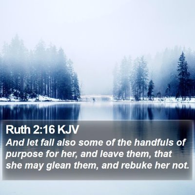 Ruth 2:16 KJV Bible Verse Image