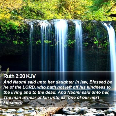 Ruth 2:20 KJV Bible Verse Image