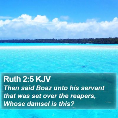 Ruth 2:5 KJV Bible Verse Image