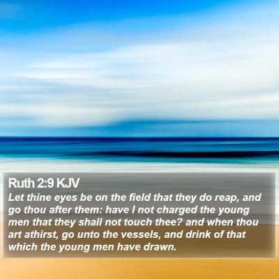 Ruth 2:9 KJV Bible Verse Image
