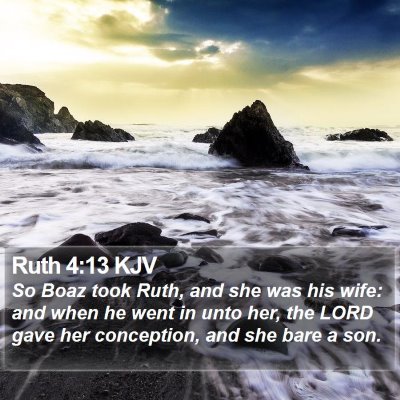 Ruth 4:13 KJV Bible Verse Image