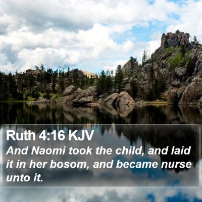 Ruth 4:16 KJV Bible Verse Image