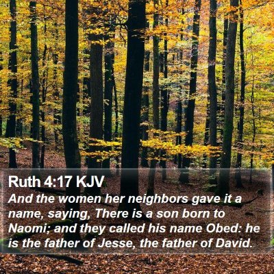Ruth 4:17 KJV Bible Verse Image