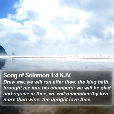 Song of Solomon 1:4 KJV Bible Verse Image