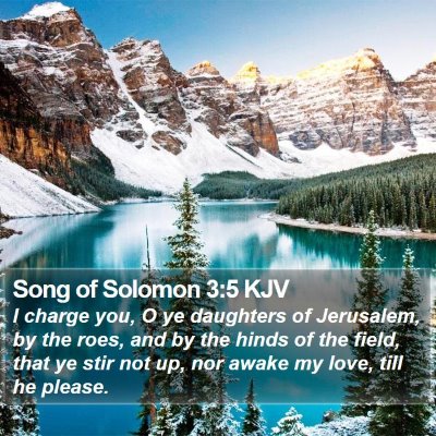 Song of Solomon 3:5 KJV Bible Verse Image