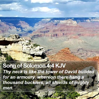 Song of Solomon 4:4 KJV Bible Verse Image