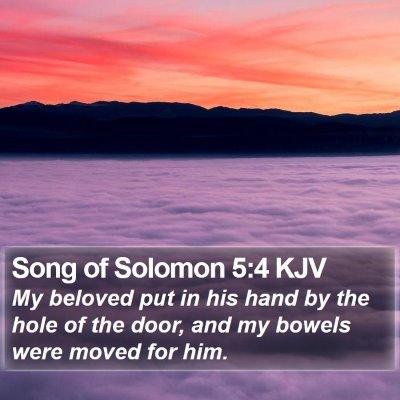 Song of Solomon 5:4 KJV Bible Verse Image