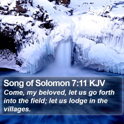Song of Solomon 7:11 KJV Bible Verse Image