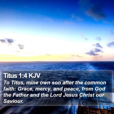 Titus 1:4 KJV Bible Verse Image