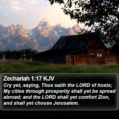 Zechariah 1:17 KJV Bible Verse Image