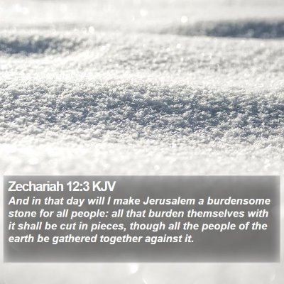 Zechariah 12:3 KJV Bible Verse Image