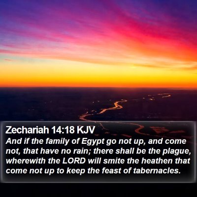 Zechariah 14:18 KJV Bible Verse Image