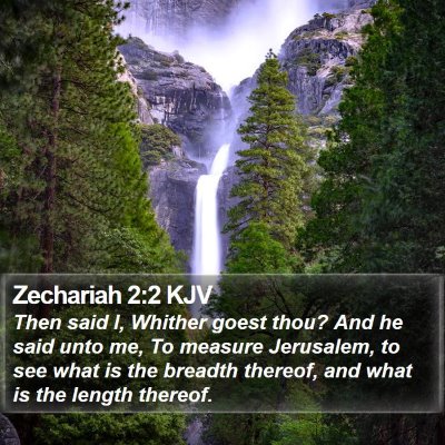 Zechariah 2:2 KJV Bible Verse Image