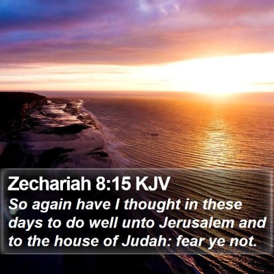 Zechariah 8:15 KJV Bible Verse Image