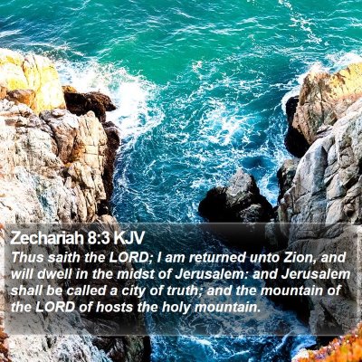 Zechariah 8:3 KJV Bible Verse Image