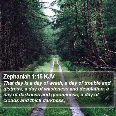 Zephaniah 1:15 KJV Bible Verse Image
