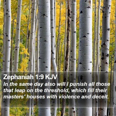 Zephaniah 1:9 KJV Bible Verse Image