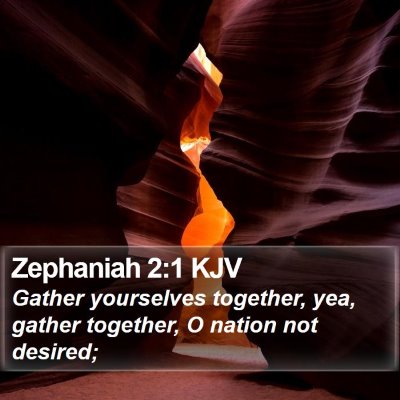 Zephaniah 2:1 KJV Bible Verse Image