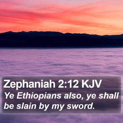 Zephaniah 2:12 KJV Bible Verse Image