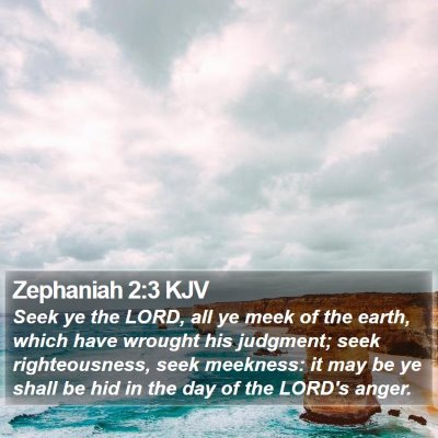 Zephaniah 2:3 KJV Bible Verse Image
