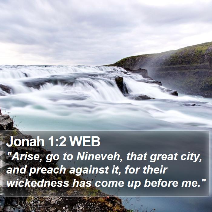 Jonah 1:2 WEB - 